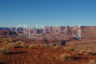 View from Hurrah Pass down to Tangri-La and lakes, Utah