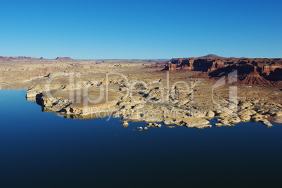 View of Colorado and Hite from Hite overlook, Utah