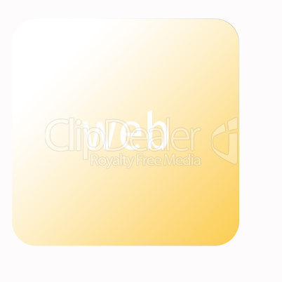 web - Icon, Gold