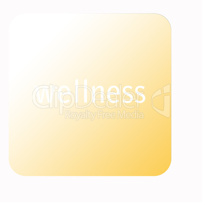 wellness - icon, Gold