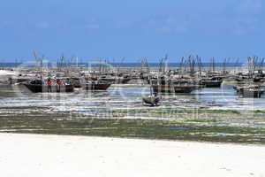 Fishing village in Zanzibar