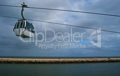 Cable car above the Tejo