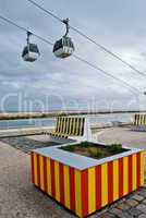 Cable car above the Tejo