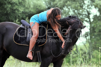 riding girl