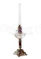 antique oil lamp