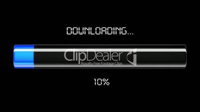 Downloading and uploading process.