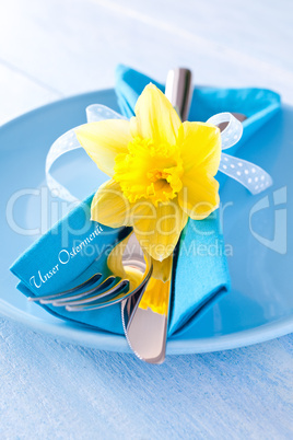 Gedeck zu Ostern / table setting for easter