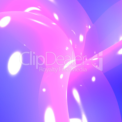 Glossy Blue And Pink Background As Futuristic Shiny Backdrop