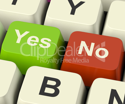 Yes No Keys Representing Uncertainty And Decisions Online