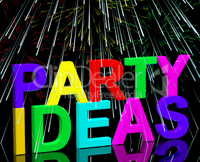 Party Ideas Words Showing Birthday Or Anniversary Celebration Su