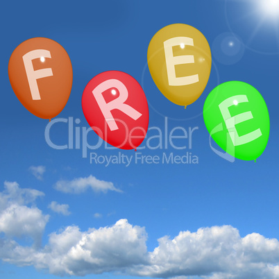 Balloons In Sky Spelling Free Showing Freebies and Promotions