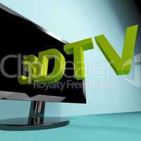 Three Dimensional Television Meaning 3D HD TV