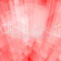 Bright Glowing Pink Glass Background With Artistic Cubes Or Squa