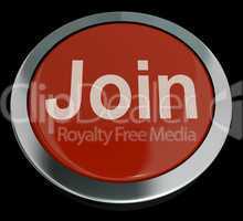 Join Button In Red Showing Subscription And Registration