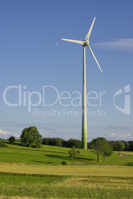 Windrad und erneuerbare Energie