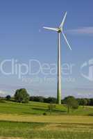 Windrad und erneuerbare Energie