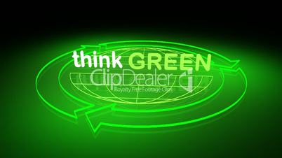 think green animation