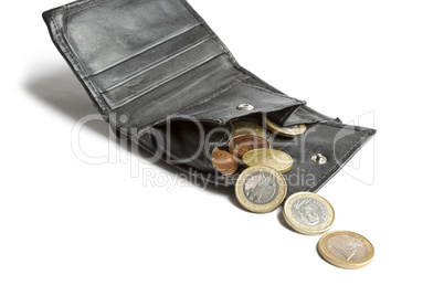 loose cash falling out of wallet