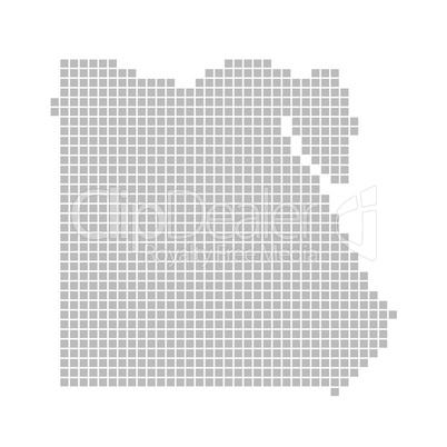 Pixelkarte Ägypten