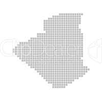 Pixelkarte - Algerien