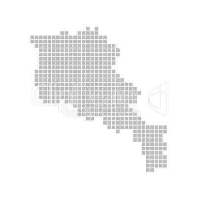 Pixelkarte - Armenien