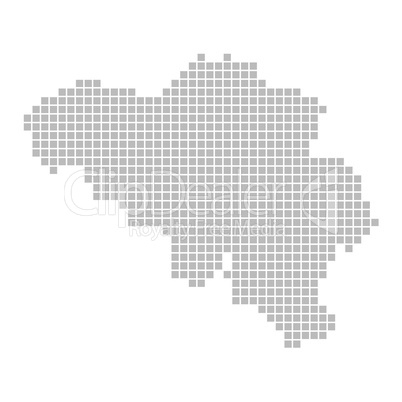 Pixelkarte - Belgien
