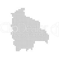 Pixelkarte - Bolivien