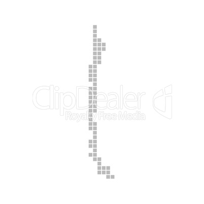 Pixelkarte - Chile