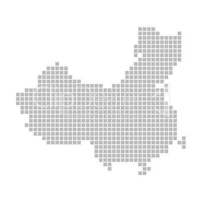 Pixelkarte - China