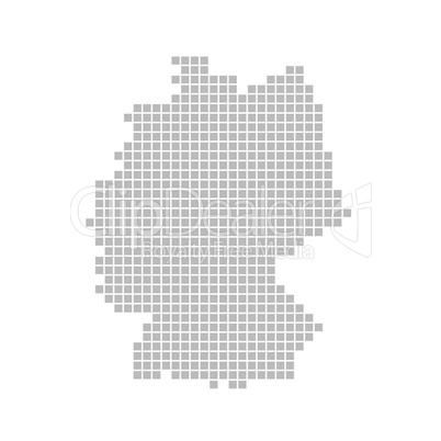 Pixelkarte - Deutschland
