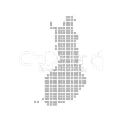 Pixelkarte - Finnland