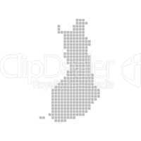 Pixelkarte - Finnland