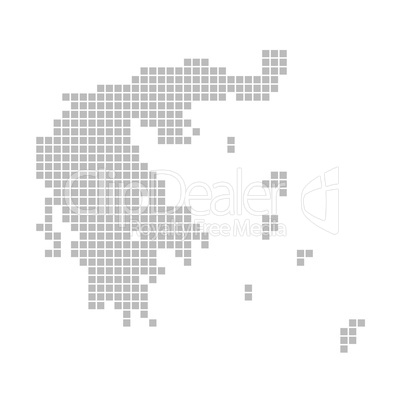 Pixelkarte - Griechenland