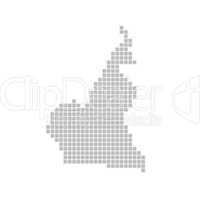 Pixelkarte - Kamerun