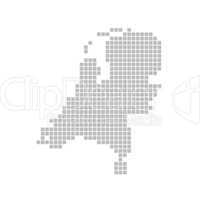 Pixelkarte Niederlande