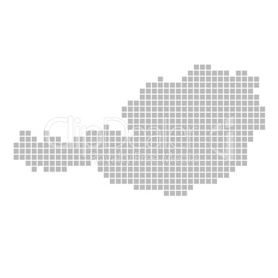 Pixelkarte Österreich