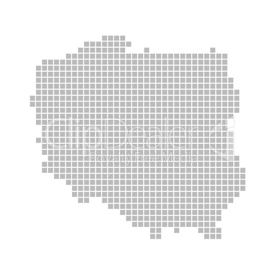 Pixelkarte Polen