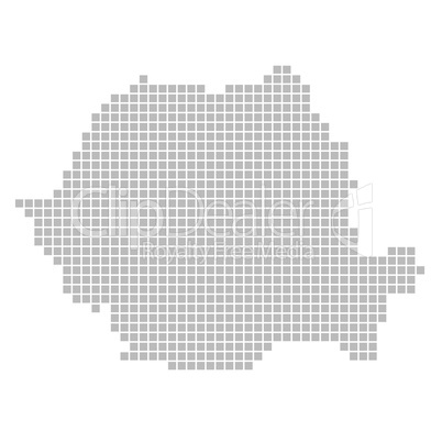 Pixelkarte Rumänien