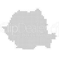 Pixelkarte Rumänien