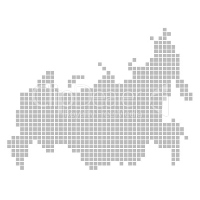 Pixelkarte Russland