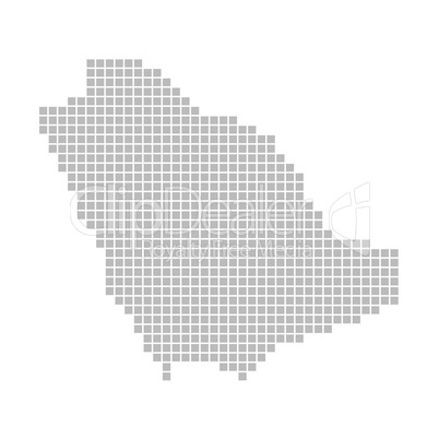 Pixelkarte Saudi-Arabien