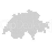 Pixelkarte Schweiz