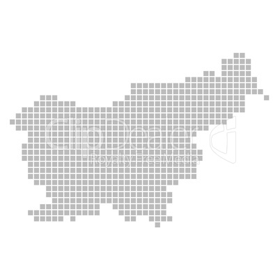 Pixelkarte Slowenien