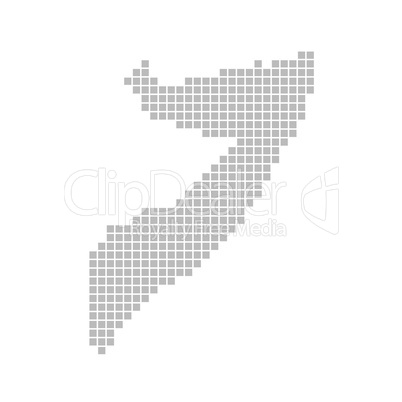 Pixelkarte Somalia