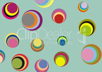 color circles background