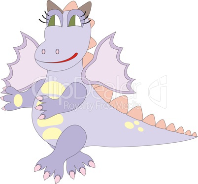 Cartoon dragon ? chinese symbol of 2012