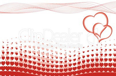 valentines heart halftone background