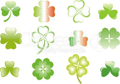 clover or shamrock  for St Patrick?s day