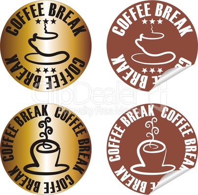 coffee stamp set