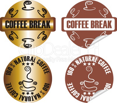 coffee stamp set